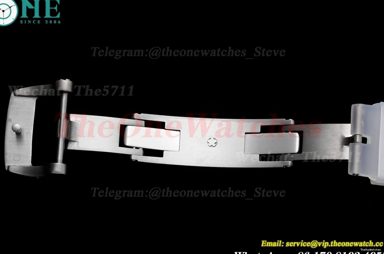 on strap  Dial RM055 Skeleton Transparent Transparent Rubber Sonic Clone  RMUL2 0208